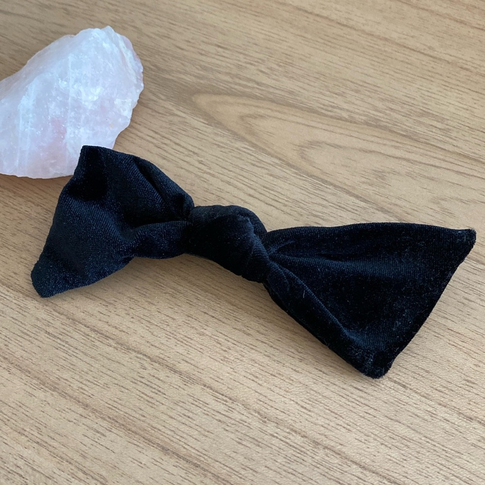 Madewell Velvet Bow Barrette